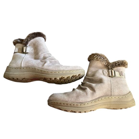 BareTraps Avita Light Brown Cold Weather Lined Booties Size 7.5 - Picture 8 of 9